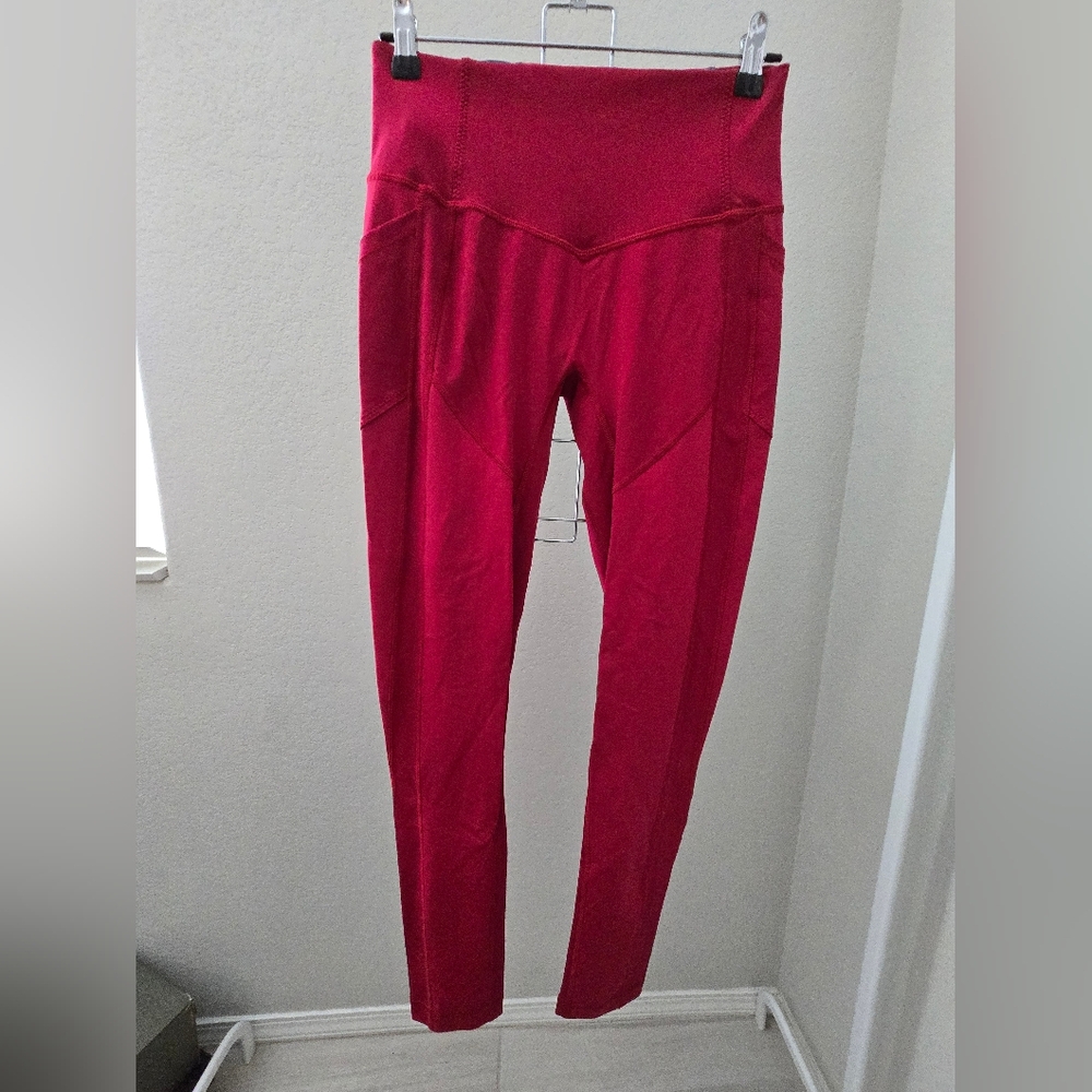 Lululemon Athletica Red Leggings